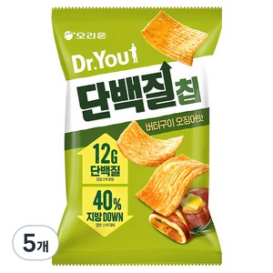 닥터유 단백질칩 버터구이 오징어맛, 60g, 5개