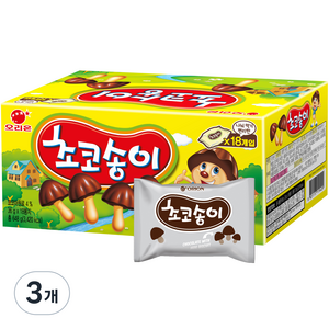 오리온 초코송이, 648g, 3개