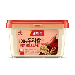 해찬들 100% 우리쌀 매운 태양초 고추장, 1.8kg, 1개