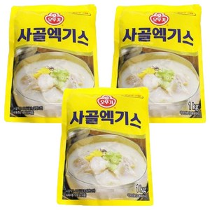 [오뚜기] 사골엑기스, 3개, 1kg