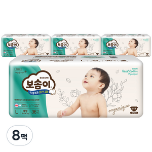 보솜이 리얼코튼 오가니크, 대형, 288매