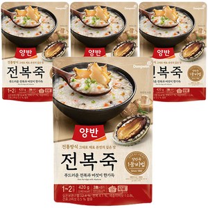 양반 전복 즉석죽, 420g, 4개