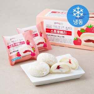 곰곰 크림치즈 찰떡 스트로베리, 60g, 9개입