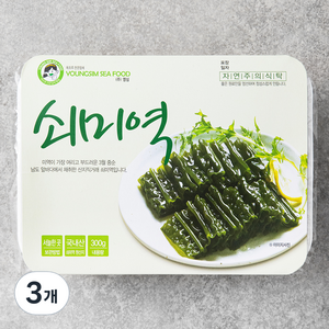 쇠미역, 300g, 3개