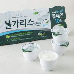 남양유업 떠먹는 불가리스 플레인 요구르트 10개입, 850g, 1개