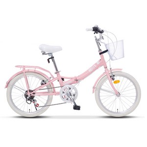 삼천리자전거 메이비20 접이식 자전거, 라이트 핑크, 140cm