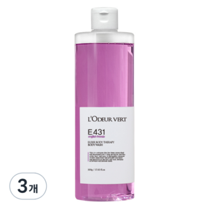 로더베르 엘릭서 바디 테라피 바디워시, 3개, 500g