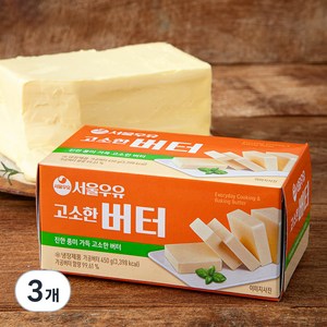 서울우유 고소한 버터, 450g, 3개