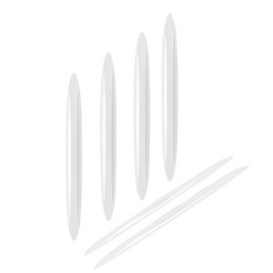 차량용 지오투 실리콘 문콕방지 도어가드 만능 범퍼 스티커, 화이트, 6개