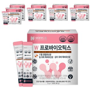 네이처드림 W프로바이오틱스 질건강 유산균 30p, 60g, 6개