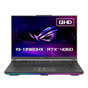 에이수스 2024 ROG 스트릭스 G16 코어i9 인텔 13세대 지포스 RTX 4060, Eclipse Gray, 1TB, 16GB, Free DOS, G614JV-N4117