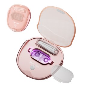 셀루미 UV-C 살균 초음파 렌즈세척기, 로즈 핑크, 1개