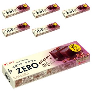 롯데제로 연양갱, 50g, 6개