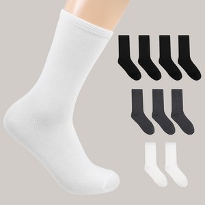 캐럿 여성용 무지 장목 양말 10켤레 세트