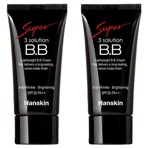 한스킨 수퍼 쓰리 솔루션 BB크림 SPF35 PA++, 베이지, 30g, 2개