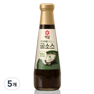 백설 프리미엄 굴 소스, 350g, 5개