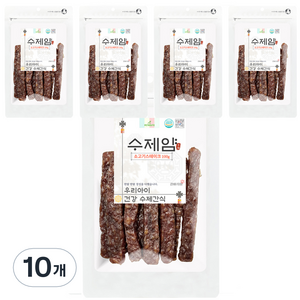 펫루트 강아지 우리아이 건강 수제얌 간식 소고기 스테이크 100g, 10개