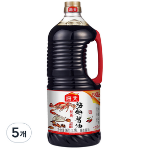 해천 해산물용 간장, 1.75L, 5개