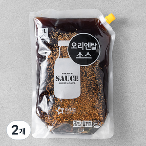 아워홈 행복한맛남 오리엔탈소스, 2kg, 2개