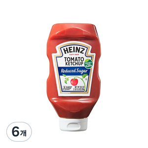 하인즈 리듀스드 슈가 토마토 케찹, 836g, 6개