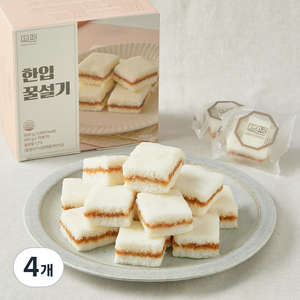 떡편 갓 만든 한입 꿀설기 15개입, 600g, 4개