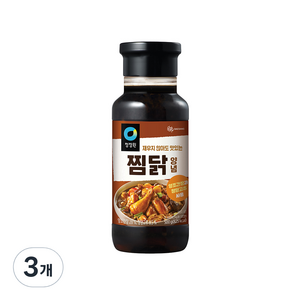 청정원 찜닭 양념, 500g, 3개