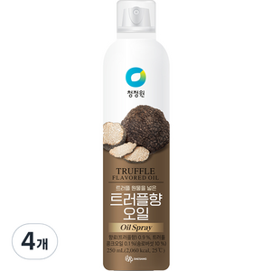 청정원 트러플향오일 스프레이, 250ml, 4개