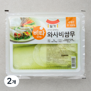 일가 비타 와사비쌈무, 3kg, 2개