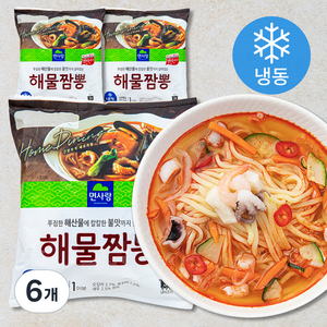 면사랑 해물짬뽕 (냉동), 398g, 6개