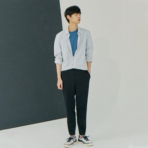 폴햄 남성용 TR 히든밴딩 슬림 슬랙스 PHA1PP1032, BK