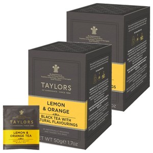 테일러오브헤로게이트 레몬&오렌지향 홍차, 2.5g, 20개입, 2개
