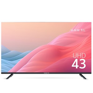 와이드뷰 4K UHD LED 고화질 TV, 109cm(43인치), EKW43UT1, 스탠드형, 고객직접설치