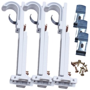 조절브라켓 대 35 mm, 화이트, 3개