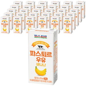 파스퇴르 바나나우유, 190ml, 72개