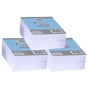 블루마토 백색 메모 패드 B2 3908 + 랩핑포장, 백색 무지, 3개입