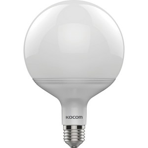 코콤 LED 볼램프 8W 95x145mm, 주광색, 1개