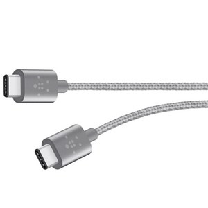 벨킨 MIXIT UP 2.0 USB-C to USB-C 충전 케이블 1.8M, F2CU041bt06-GRY, 1개