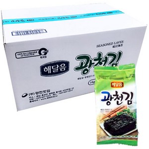 해달음 광천 도시락김 4g, 72개