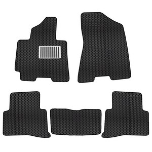 미소 이중 벌집 카매트 돌기형 + 레이싱 발판패드, 현대 올뉴 투싼TL (2015년 ~ 2020년), 블랙