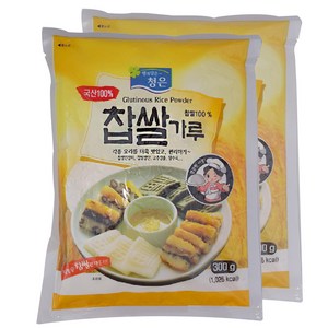 청은에프엔비 국산 찹쌀가루, 300g, 2개