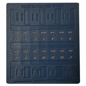 플레픽 스마트 데이 레더 인덱스 스티커 Navy Blue, 1개