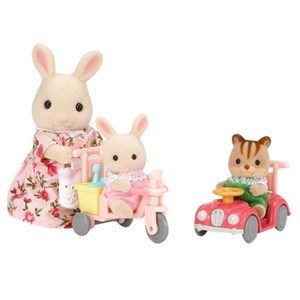 실바니안 패밀리 귀여운 아기 붕붕카 피규어 세트 5040, 1세트