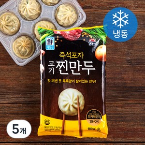 사조 즉석 포자 찐만두 (냉동), 180g, 5개