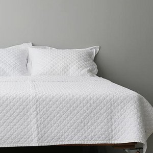 보웰 워싱 내츄럴 콜렉션 토미 퀼트 누비 이불, 화이트