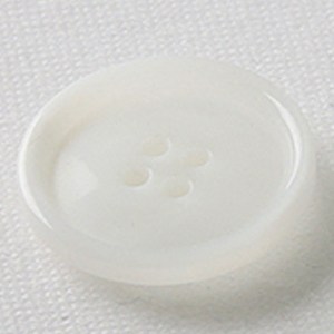 HR빅버튼 마니 단추 23mm, 화이트, 4개