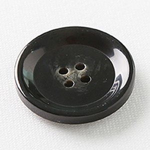 HR빅버튼 모던 단추 30mm, 블랙, 8개