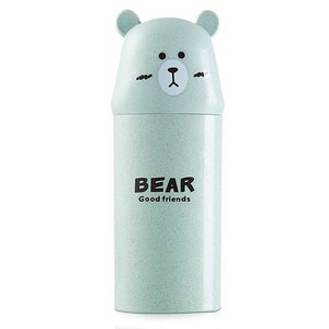 더자카 베어 휴대용 칫솔케이스, Y247LBBT048, 1개