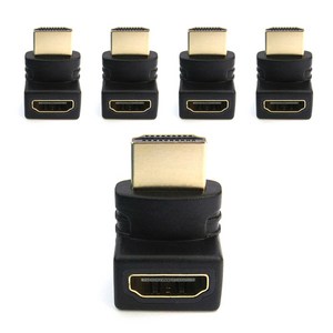 마하링크 HDMI to FM 상향 90도 꺽임 젠더 5p, ML-HG02