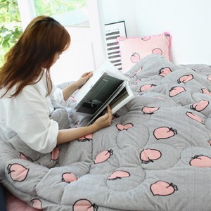 바자르 모모찡 극세사 겨울 이불베개 침구세트