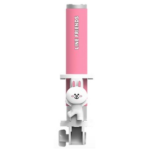 라인프렌즈 스마트폰 블루투스 셀카봉, WS-SQB908B(코니), 1개